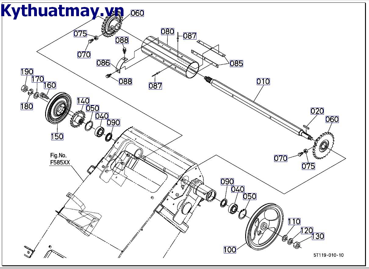 Trục truyền động ống dẫn <=507066